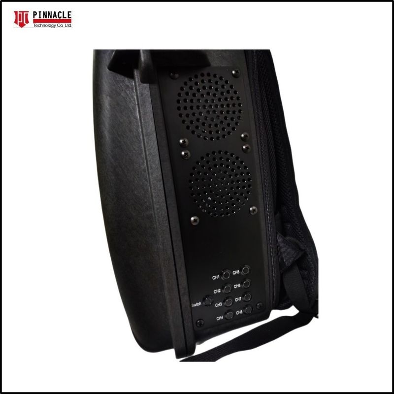 Tam bant VHF UHF uzaktan kumanda Manpack sırt çantası sinyal kesicisi 2G 3G 4G 5G