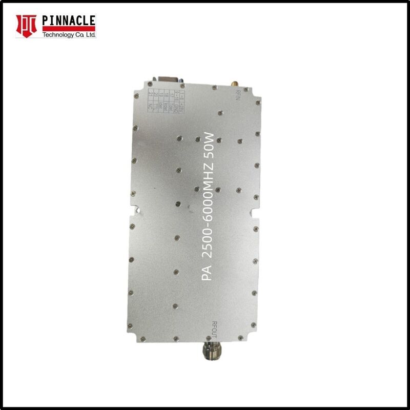 Ultra Wideband  RF Power Amplifier Module 2500 to 6000MHz 50W Output Power Suitable for 5G WiFi 6 Satellite and Radar System Applications