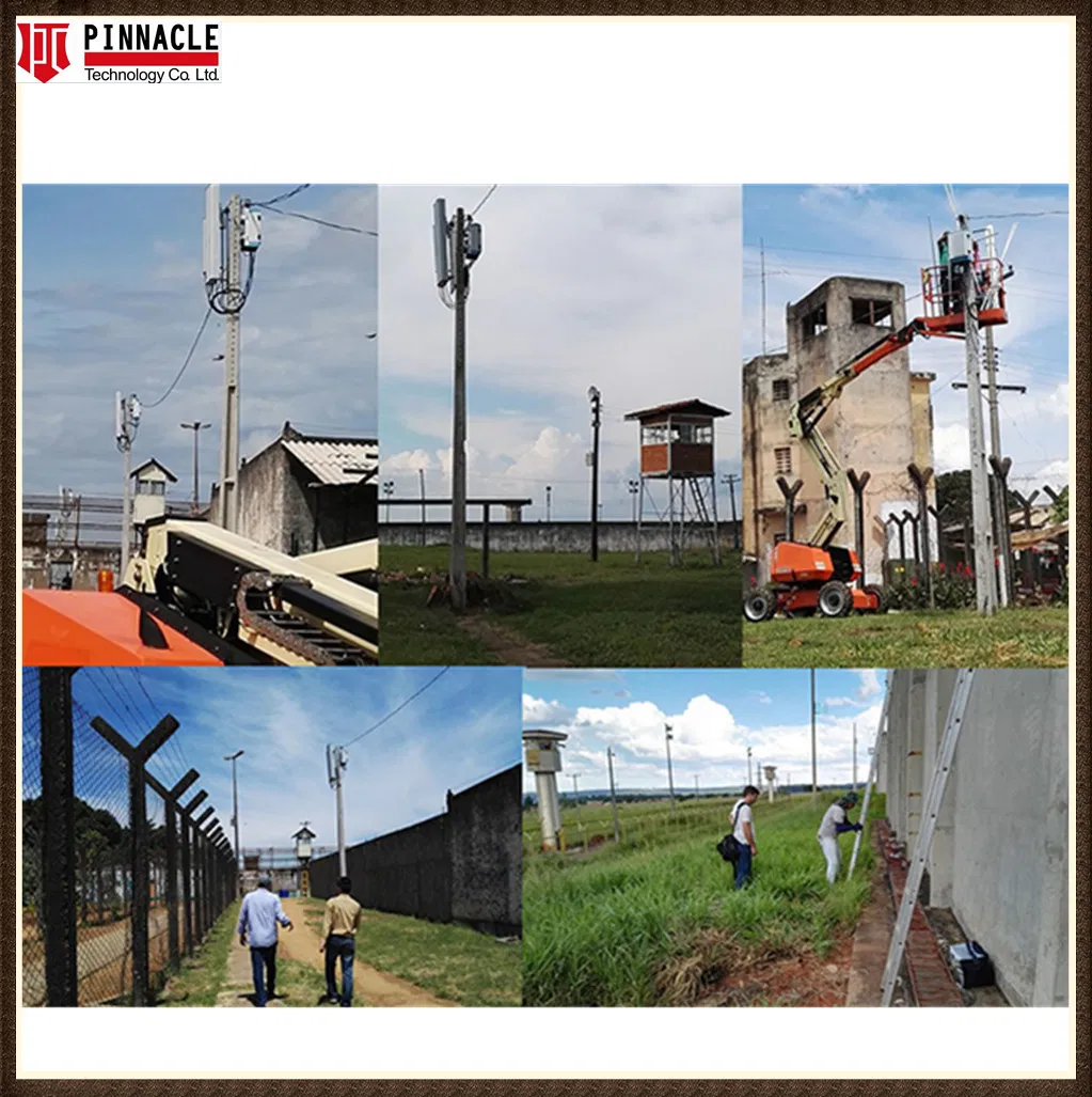Yüksek Güçlü DDS VHF UHF Uzaktan Kumanda Walkie Talkie Jammer 100MHz-500MHz 4